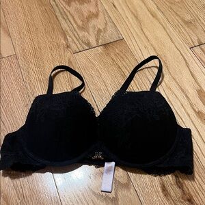 Savage X black bra clip front 36 C